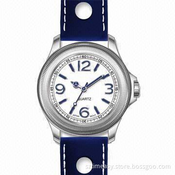 Luxury Metal Watch with Silicone Band, Provided in China Factory